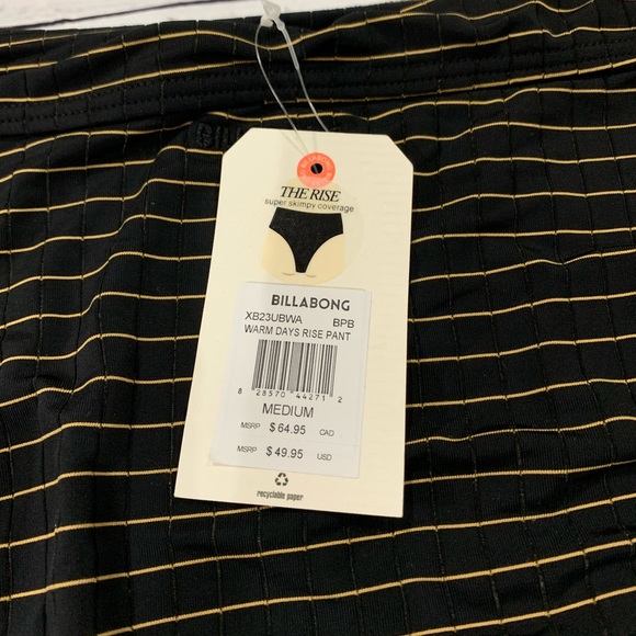 NWT- Billabong Warm Days Rise Bikini Bottom Sz M - Picture 4 of 5